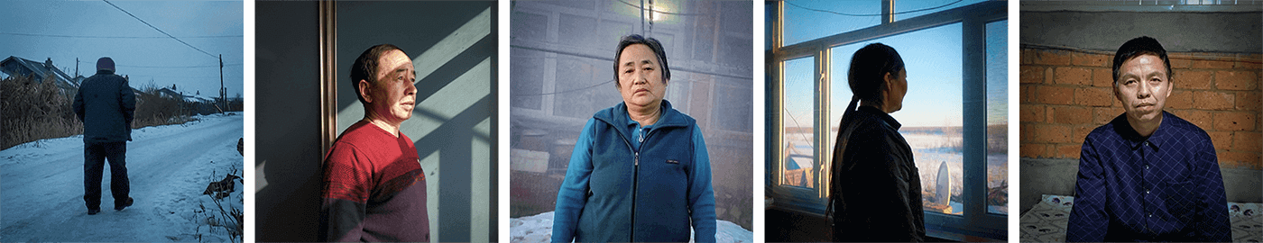 Some of the villagers connected to the case. Almost every family in Donglongshan is related to the victim or one of those accused.