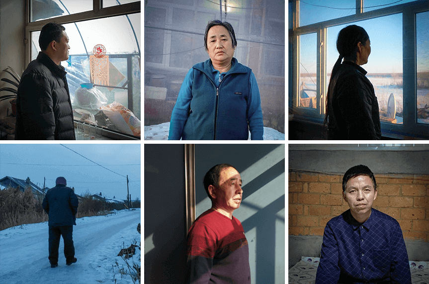 Some of the villagers connected to the case. Almost every family in Donglongshan is related to the victim or one of those accused.