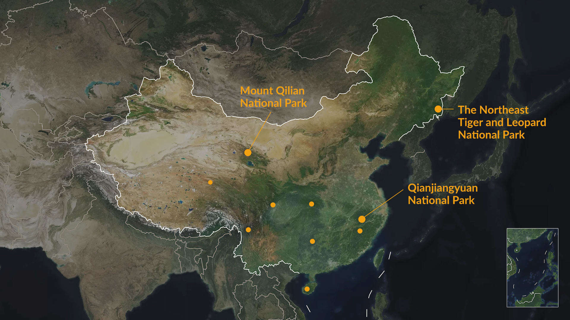 position of National parks